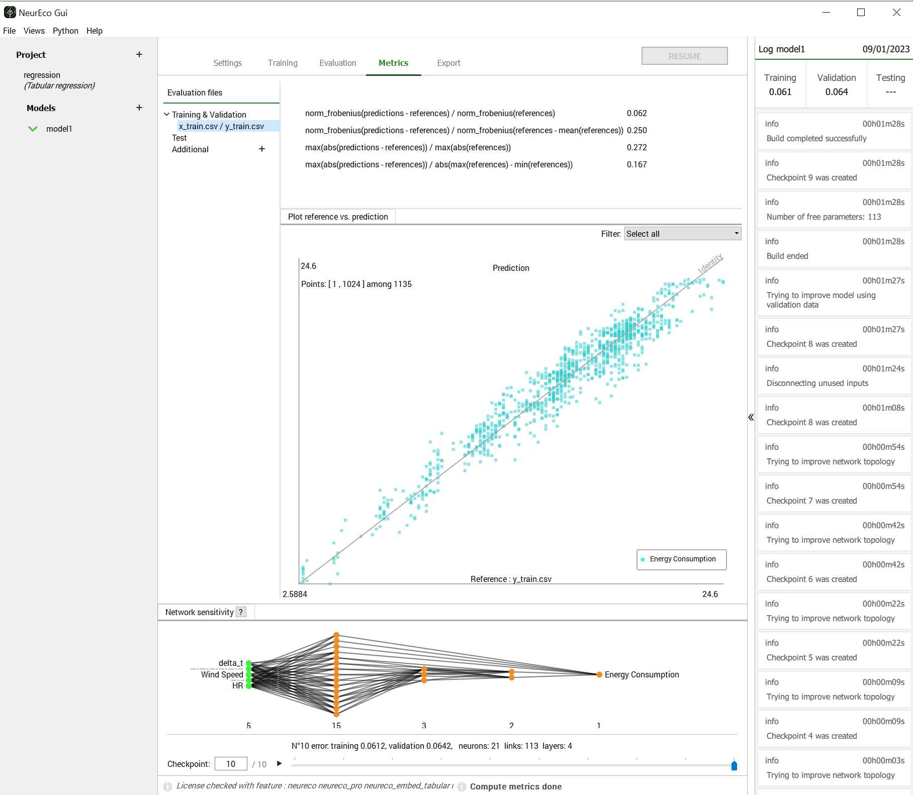GUIMetricsRegression